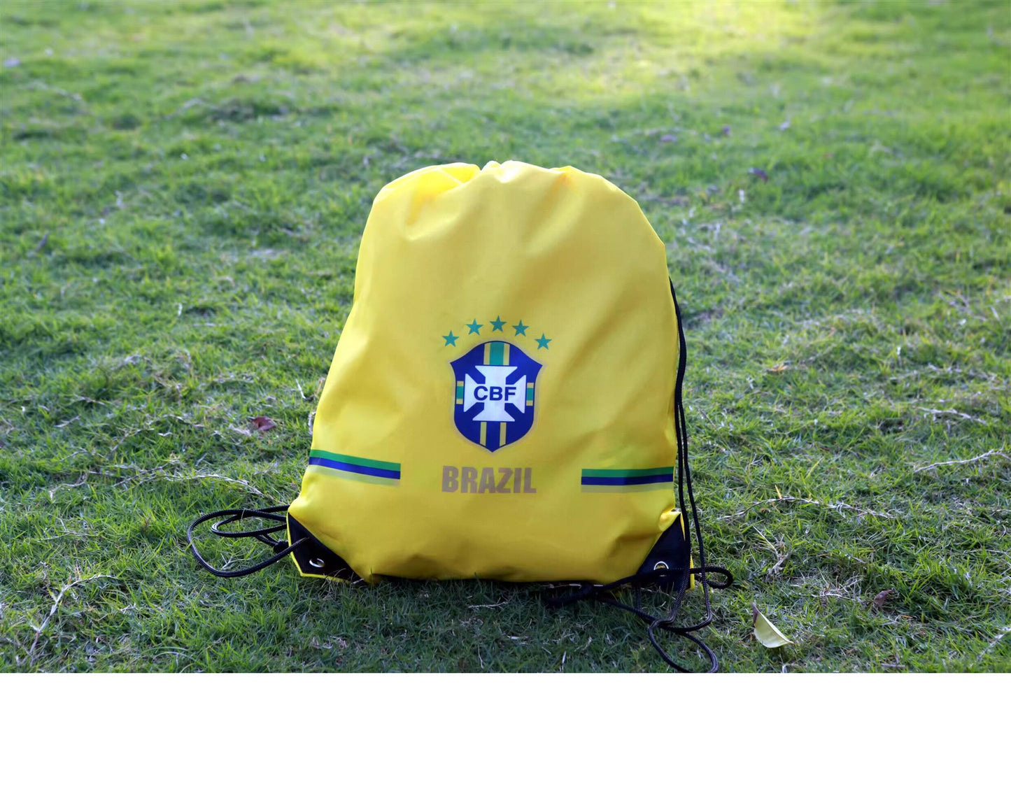 Brazil Soccer Fan Drawstring Bag – World Cup 2026 Edition - Gym Sack Bag