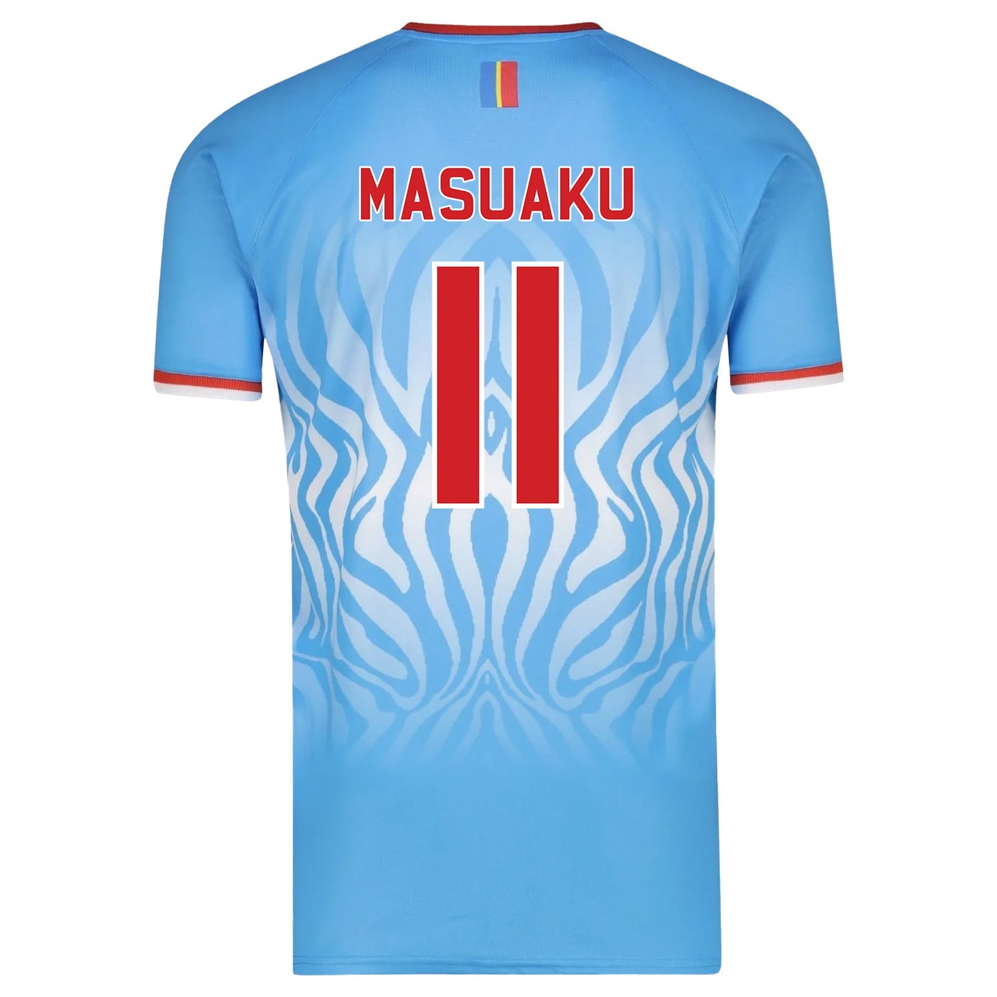 Arthur Masuaku 11 DR Congo 2026 Home Jersey - Blue, Men