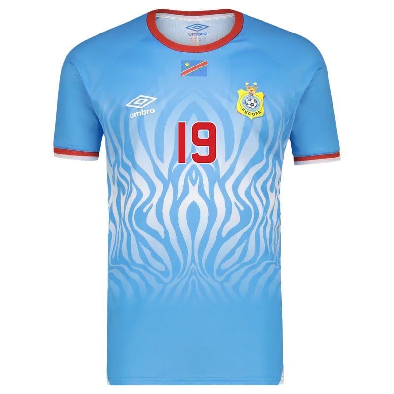 Fiston Mayele 19 DR Congo 2026 Home Jersey - Blue, Men