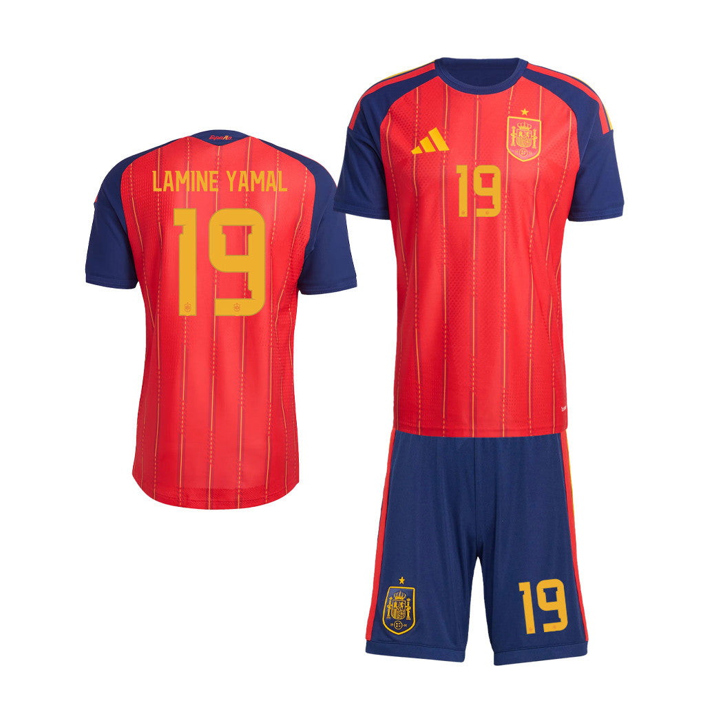 Lamine Yamal 19 Spain 2026 Home Men Jersey & Shorts Set – Red