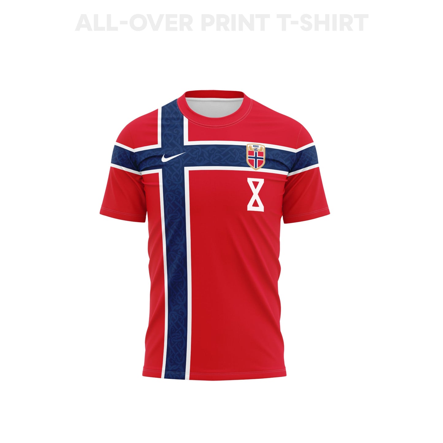 Sander Berge 8 Youth Norway 2026 Home 3D T-shirt Fully Printed – Red