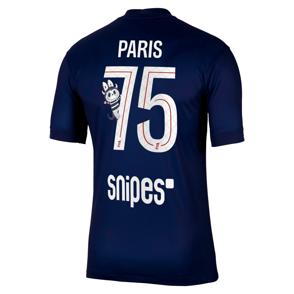 Paris Saint-Germain Home Stadium Shirt 2025-26 With Labubu Printing - Navy