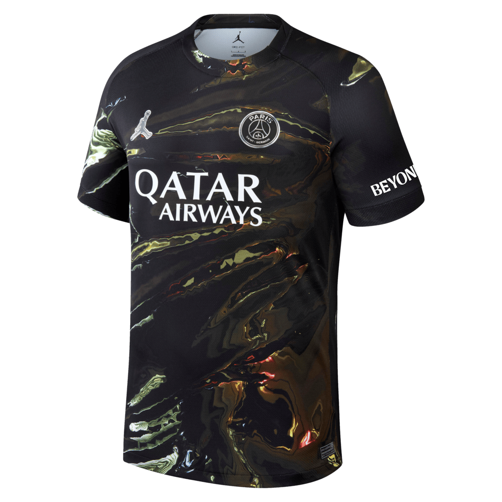 D.Doué 14 Paris Saint-Germain Jordan Night Edition With Labubu Printing 2025-26 Jersey - Men