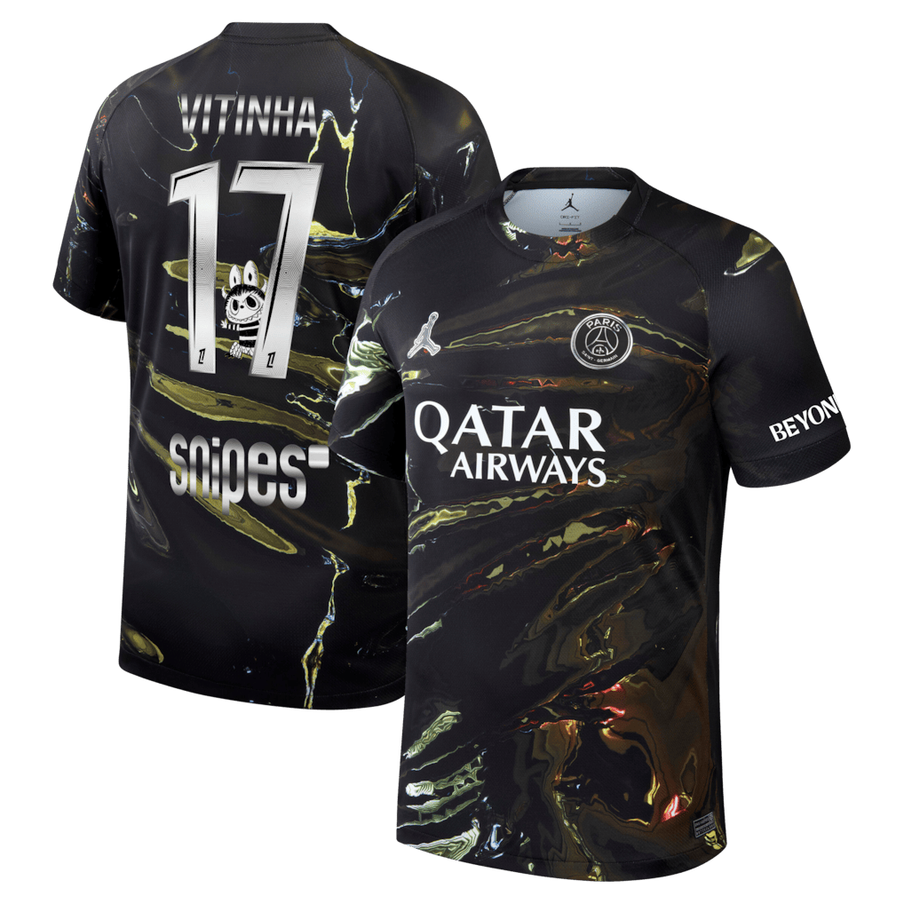 Vitinha 17 Paris Saint-Germain Jordan Night Edition With Labubu Printing 2025-26 Jersey - Men
