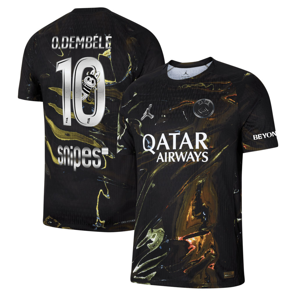 O.Dembélé 10 Paris Saint-Germain Jordan Night Edition With Labubu Printing 2025-26 Jersey - Men