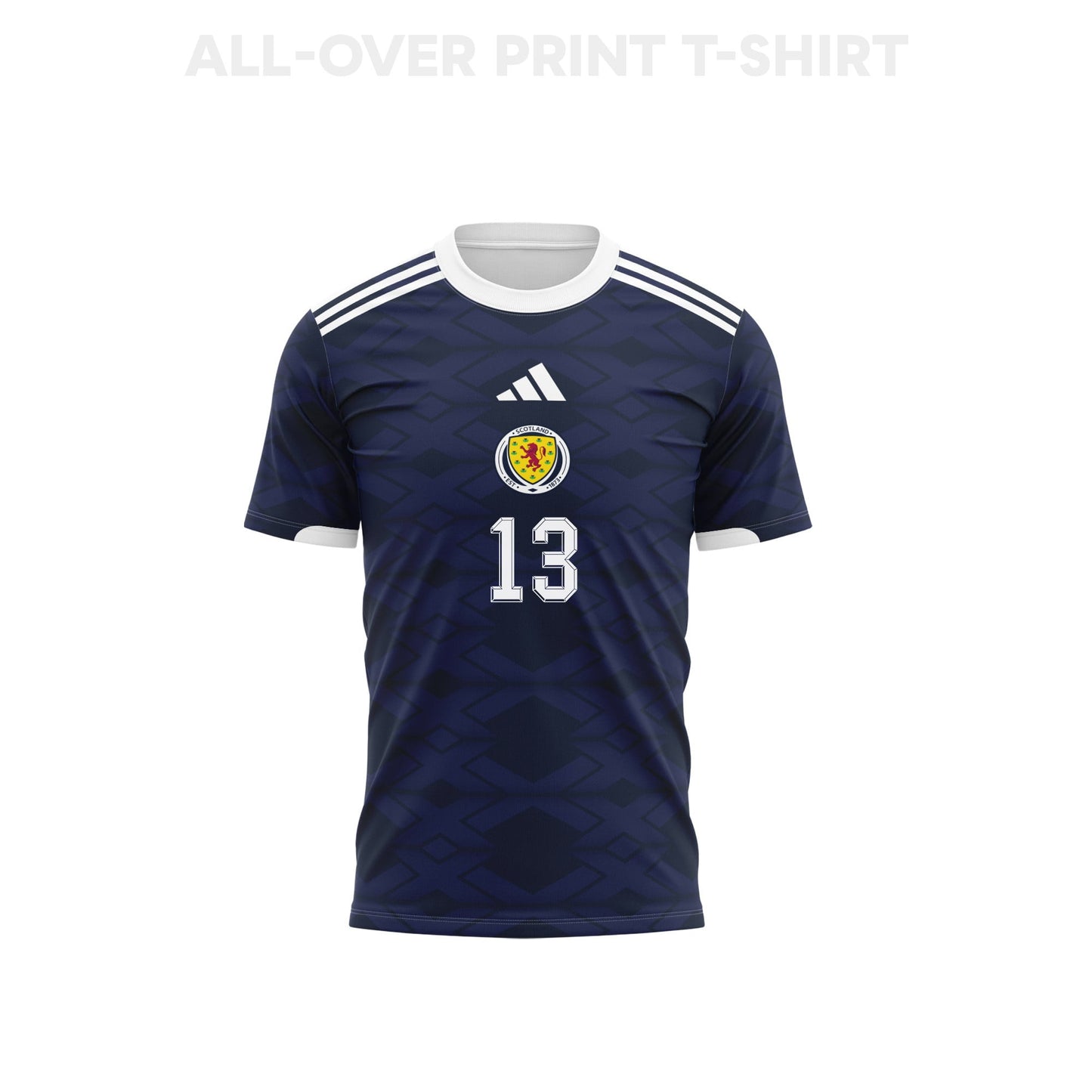 Jack Hendry 13 Scotland 2026 Home 3D T-Shirt Fully Printed – Unisex, Navy