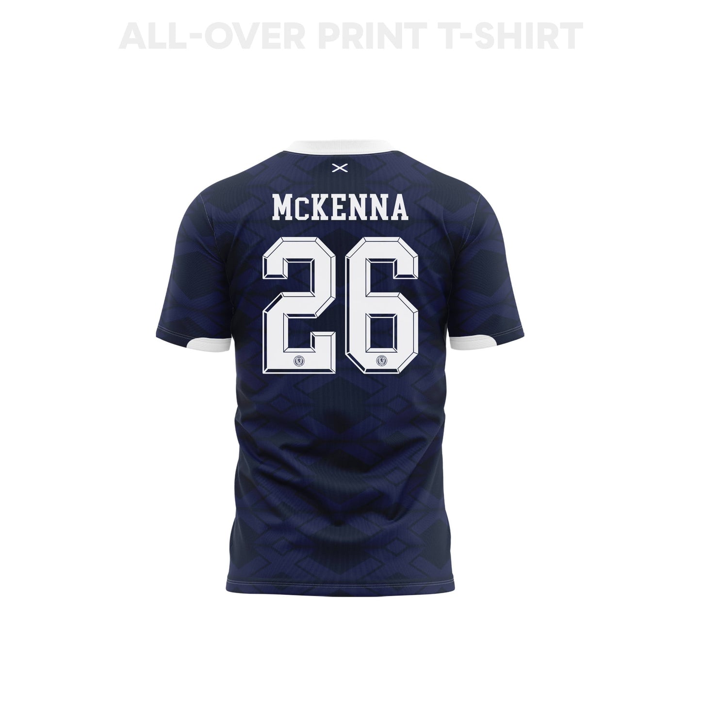 Scott McKenna 26 Scotland 2026 Youth Home 3D T-shirt Fully Printed – Navy