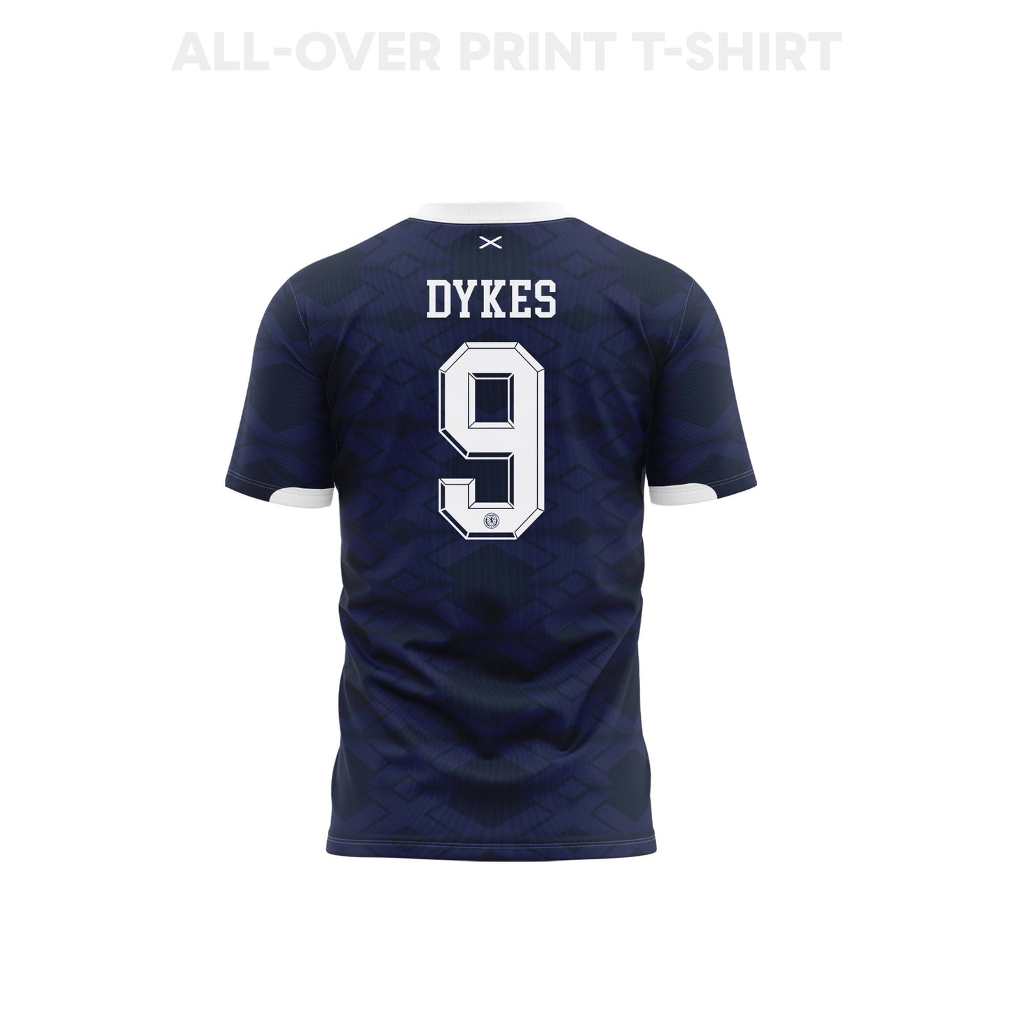 Lyndon Dykes 9 Scotland 2026 Youth Home 3D T-shirt Fully Printed – Navy