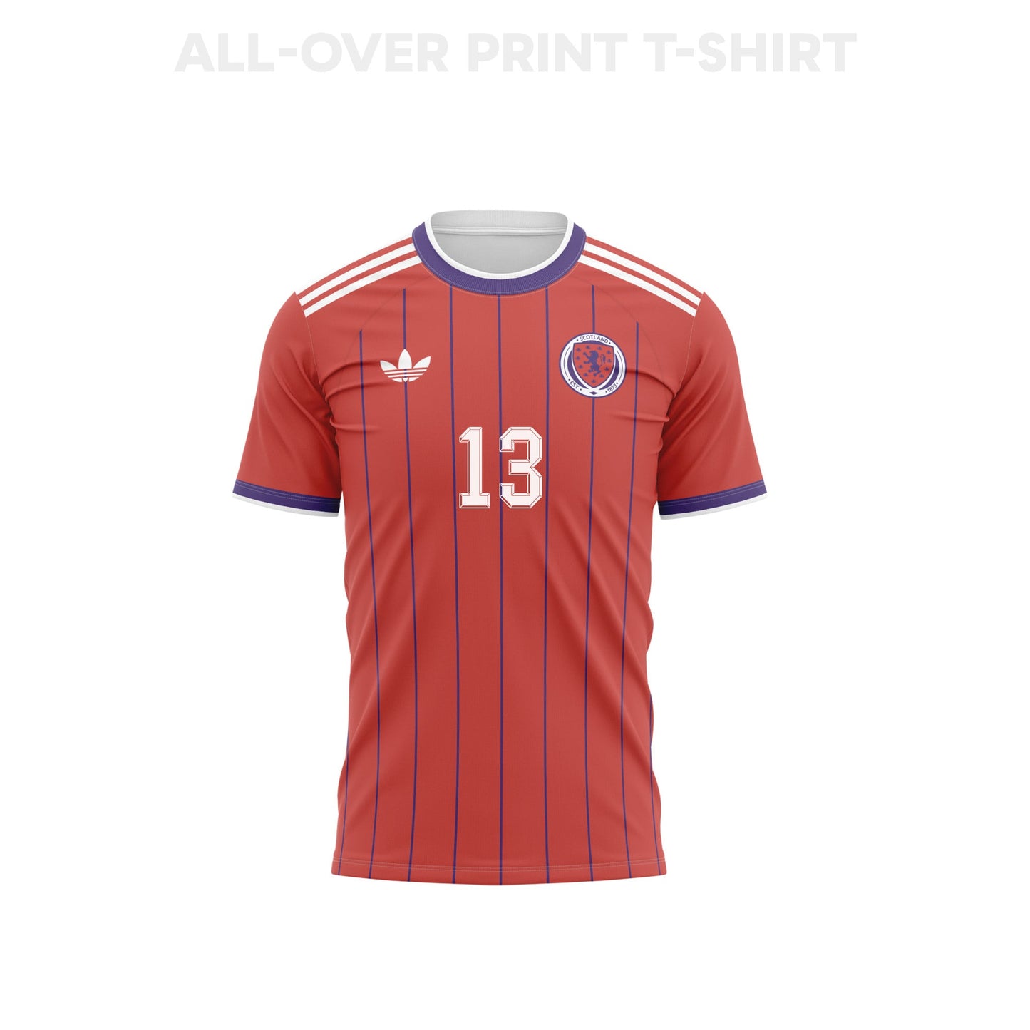 Jack Hendry 13 Scotland 2026 Youth Away 3D T-shirt Fully Printed – Red