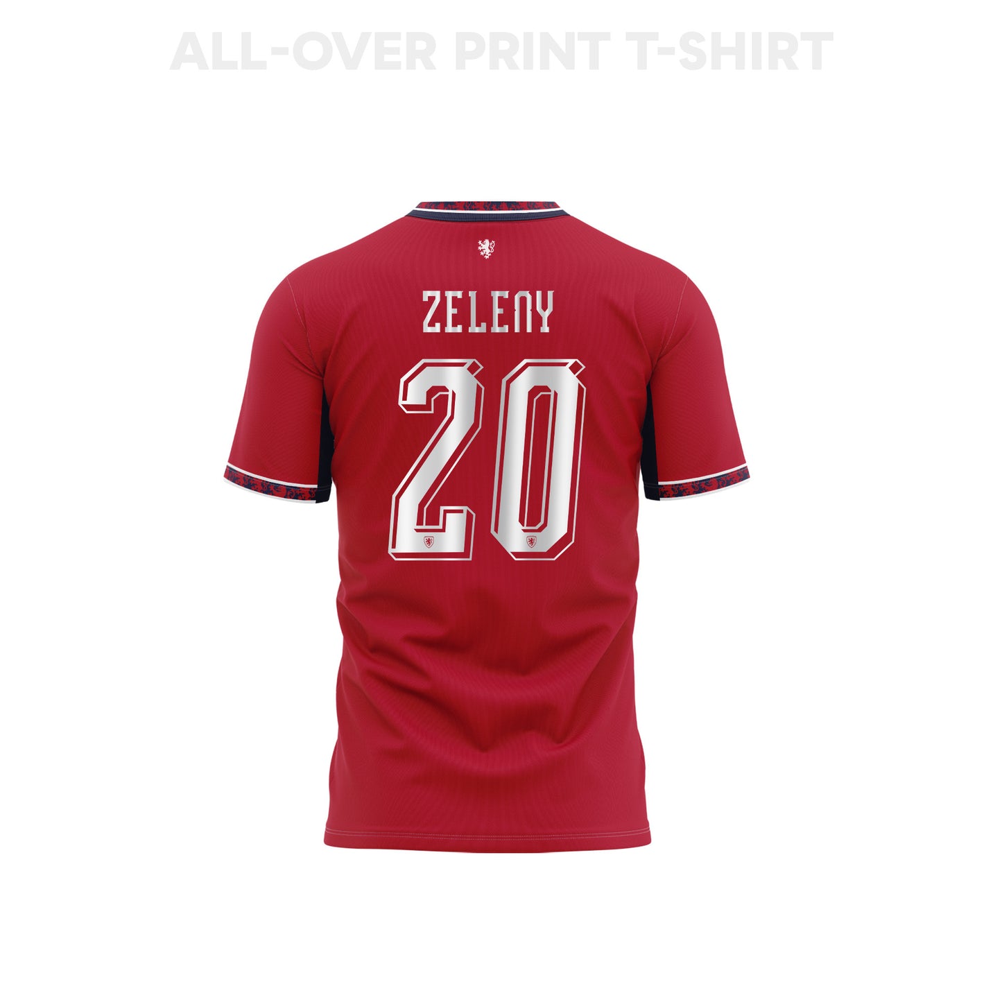 Jaroslav Zeleny 20 Youth Czech Republic 2026 Home 3D T-shirt Fully Printed – Red