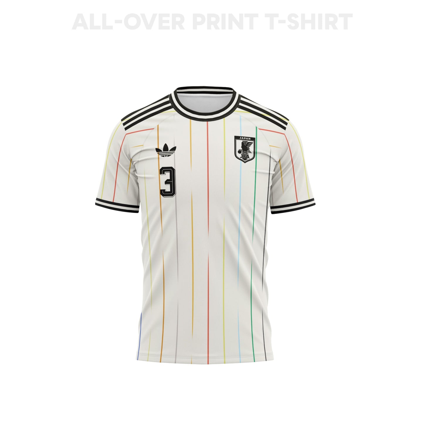 Shogo Taniguchi 3 Japan 2026 Away 3D T-Shirt Fully Printed – Unisex, White