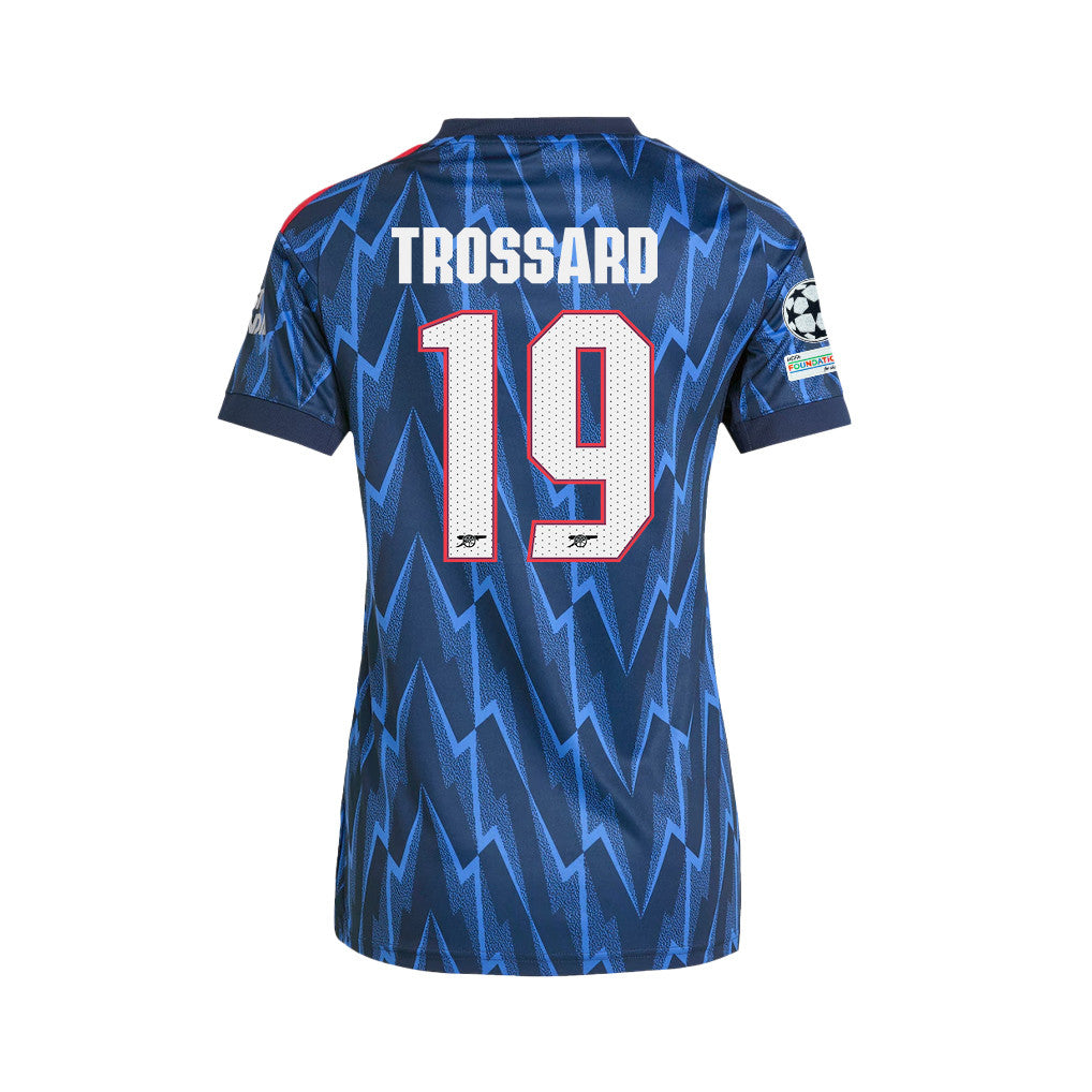 Leandro Trossard 19 Arsenal 25/26 Final Match Details Edition Away Jersey - Women, Navy