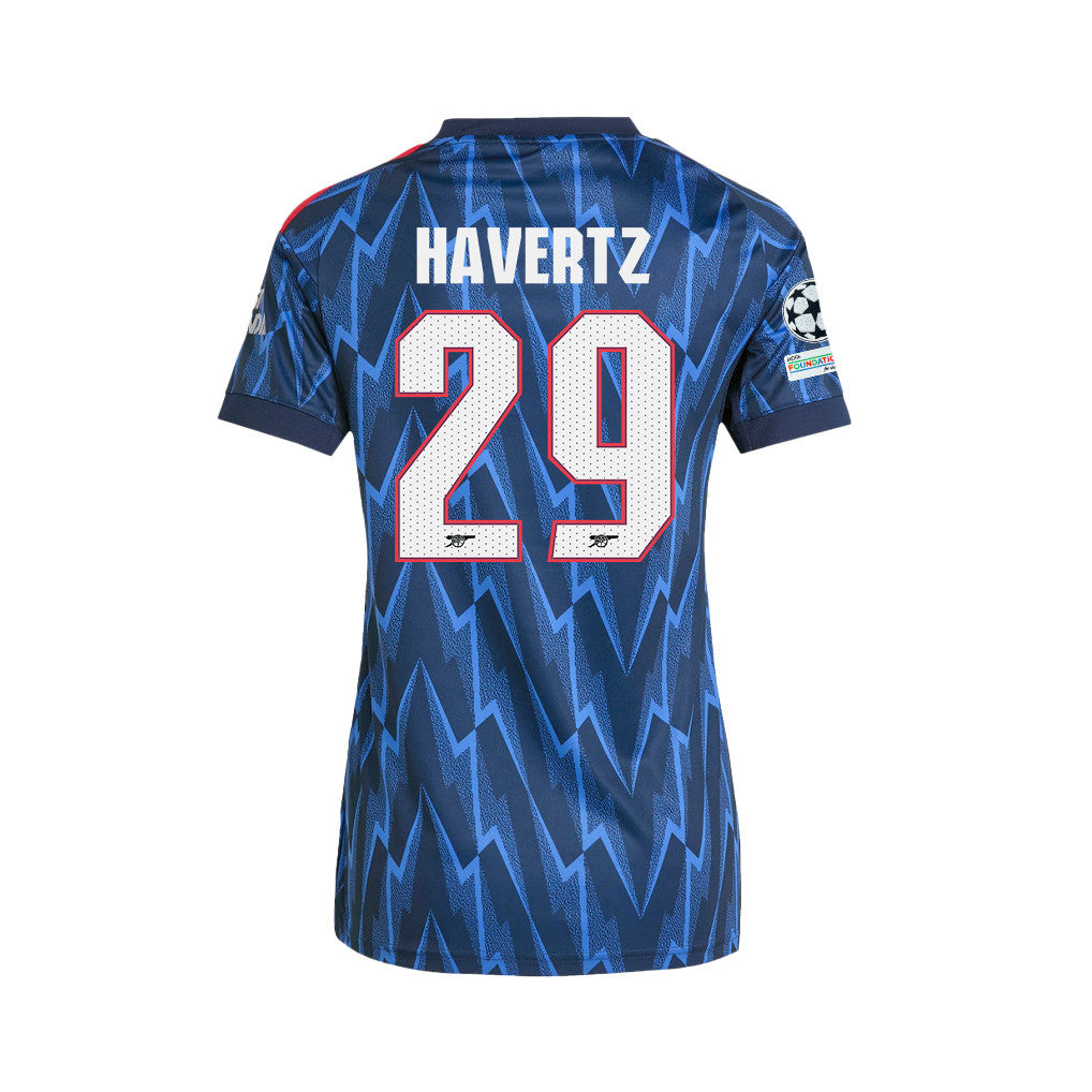 Kai Havertz 29 Arsenal 25/26 Final Match Details Edition Away Jersey - Women, Navy