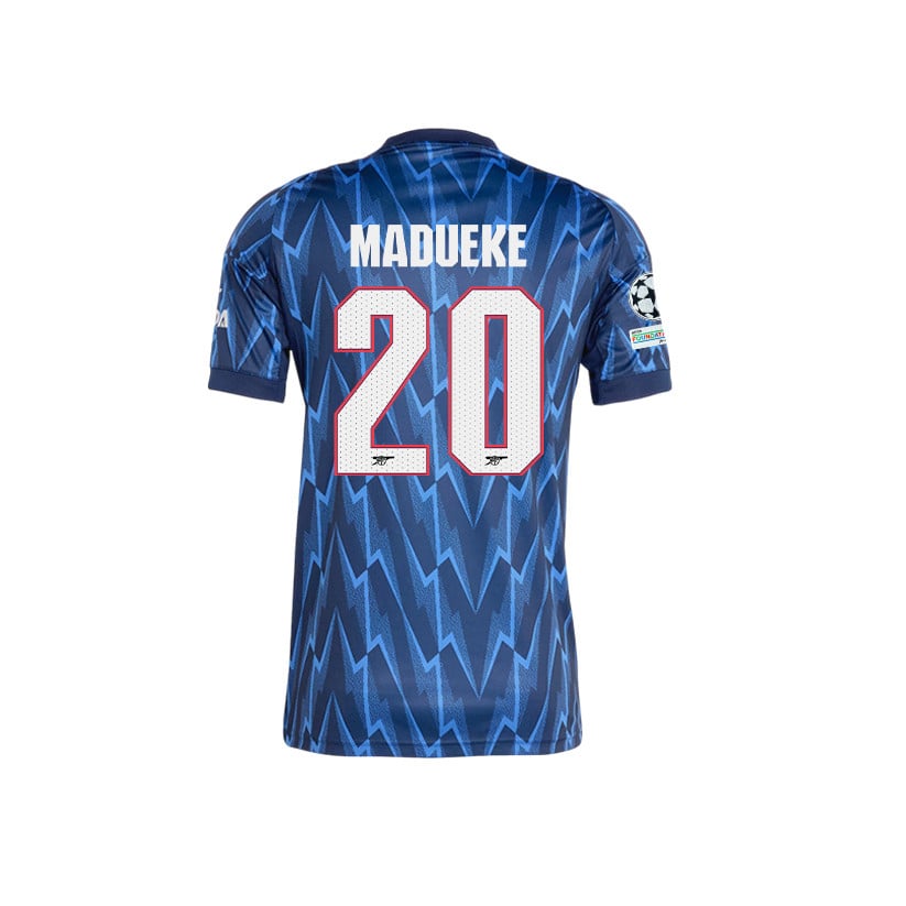 Noni Madueke 20 Arsenal 25/26 Away Jersey – Final Match Details Edition, Navy
