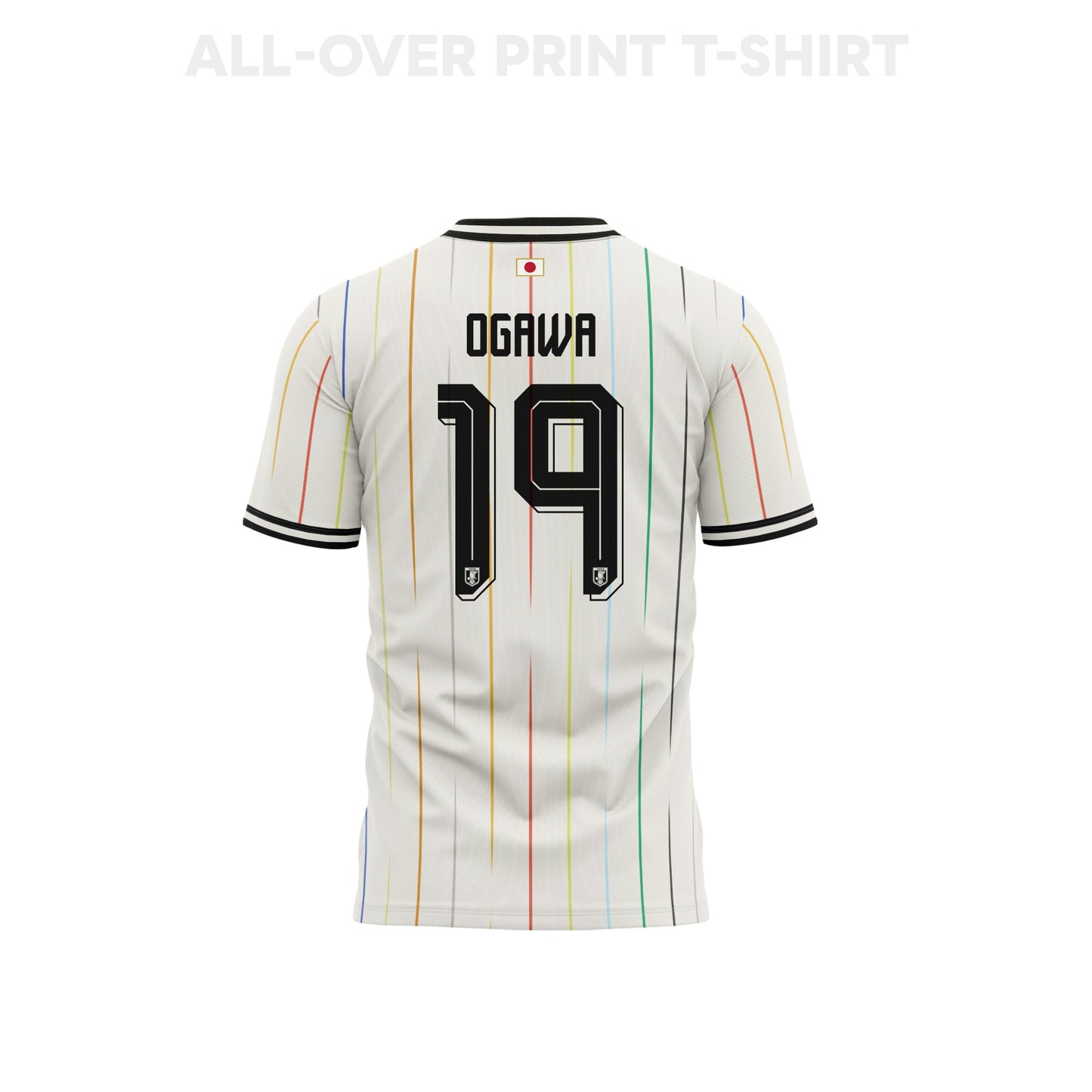 Koki Ogawa 19 Japan 2026 Away 3D T-Shirt Fully Printed – Unisex, White