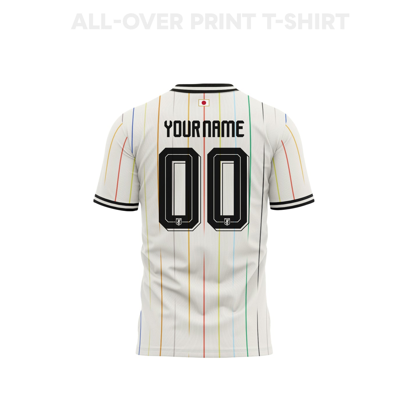 Japan 2026 Away 3D T-Shirt Fully Printed – Personalized – Unisex, White