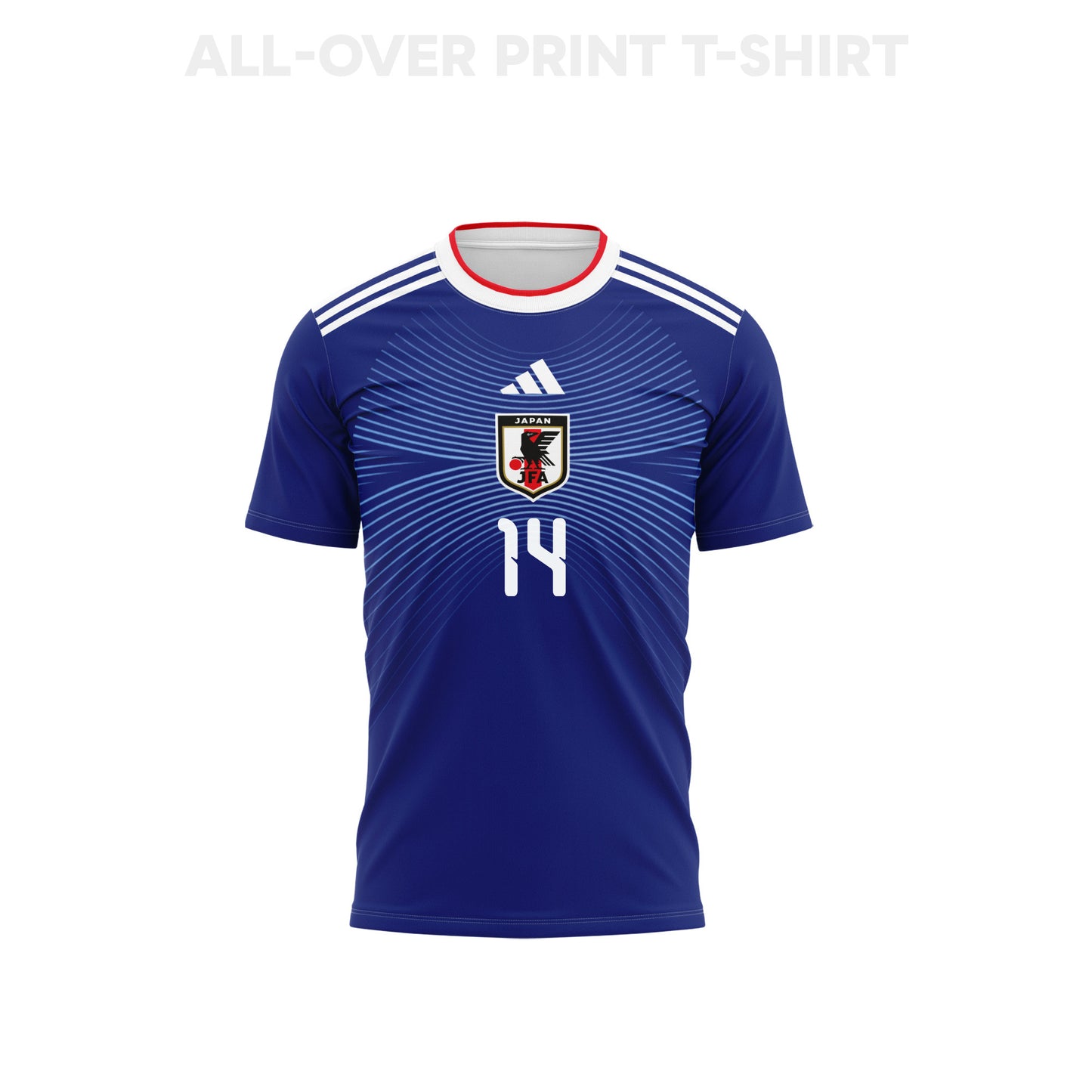 Junya Ito 14 Japan 2026 Home 3D T-Shirt Fully Printed – Unisex, Blue
