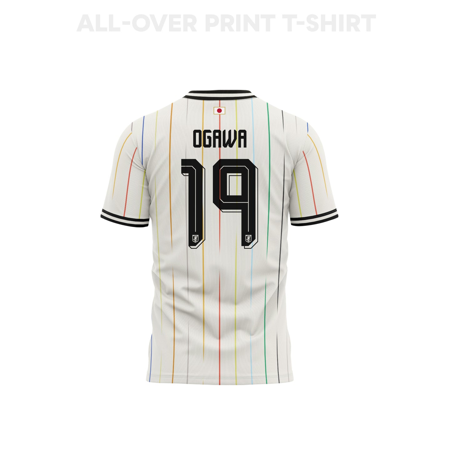 Koki Ogawa 19 Japan 2026 Youth Away 3D T-shirt Fully Printed – White