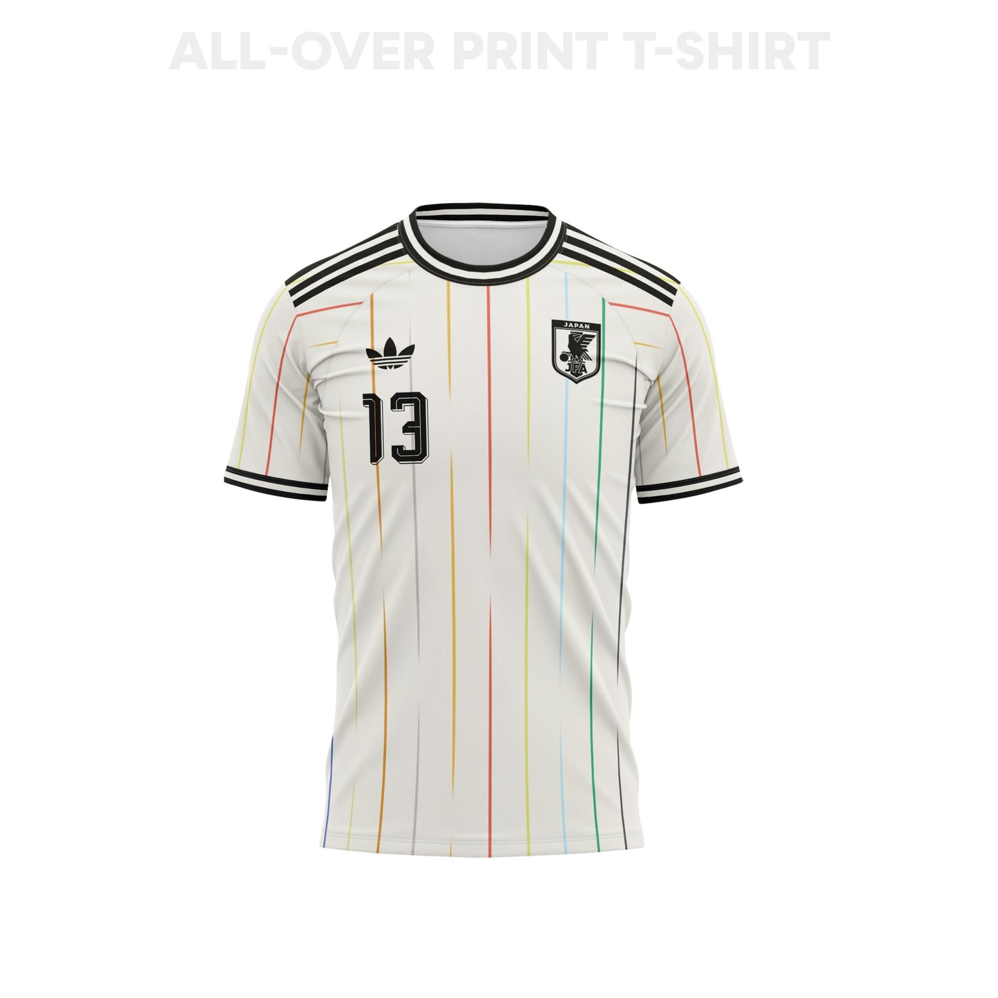 Keito Nakamura 13 Japan 2026 Youth Away 3D T-shirt Fully Printed – White