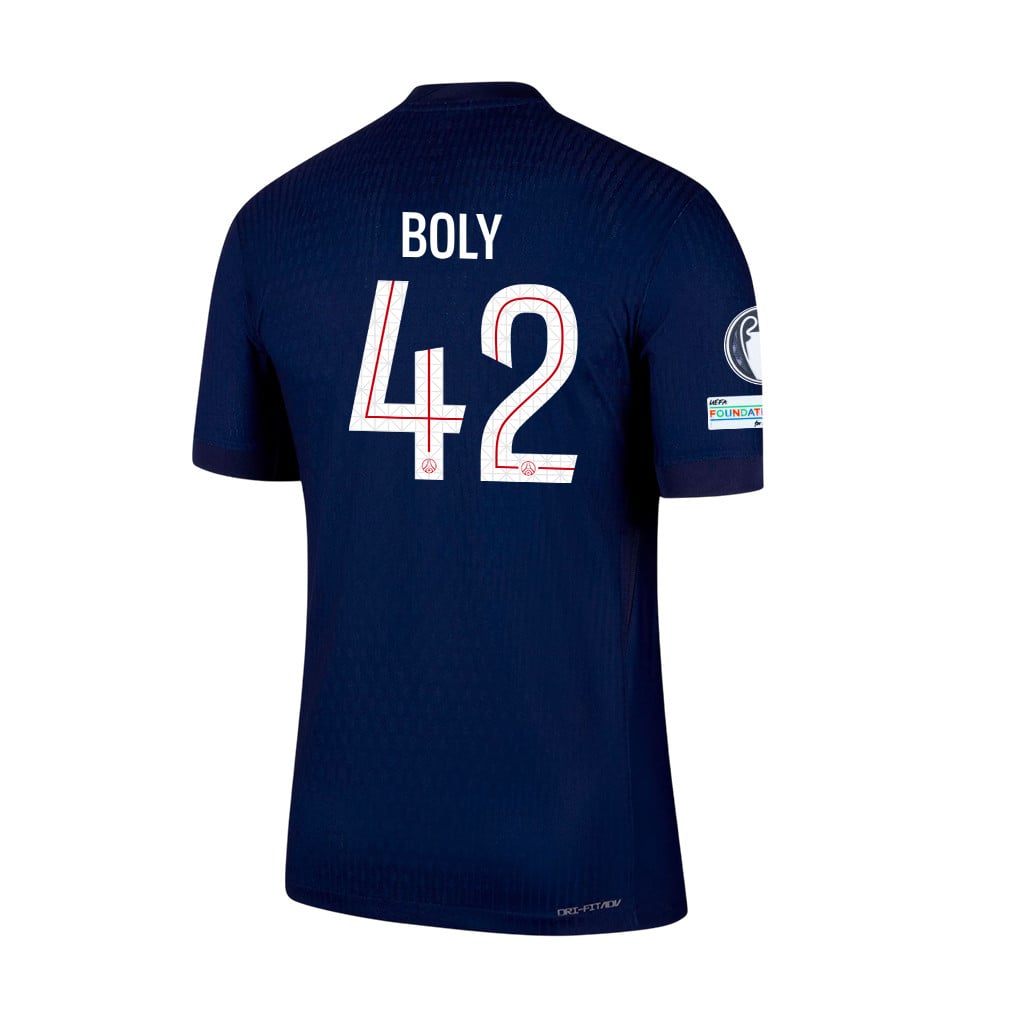 David Boly 42 Paris Saint-Germain 25/26 Final Match Detail Home Jersey – Men, Navy