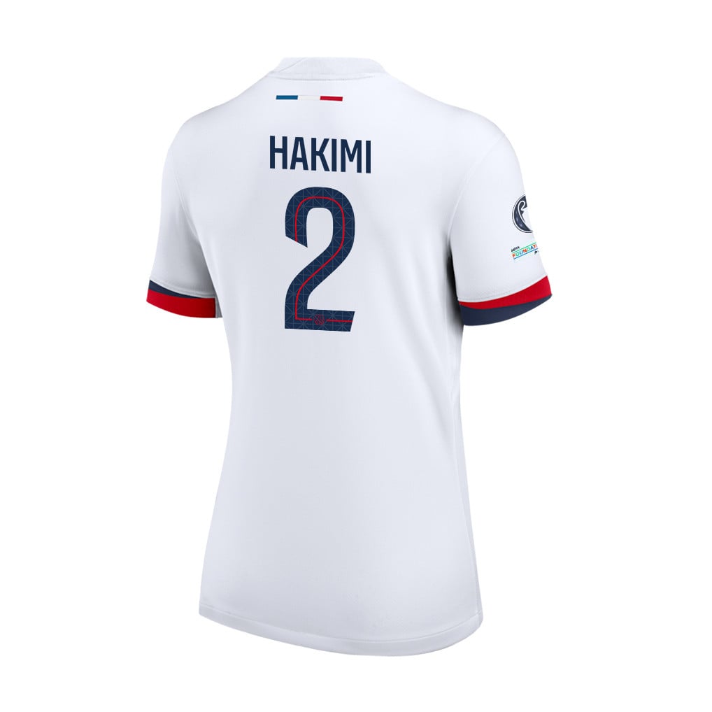 Achraf Hakimi 2 Paris Saint-Germain 25/26 Final Match Details Edition Away Jersey - Women, White