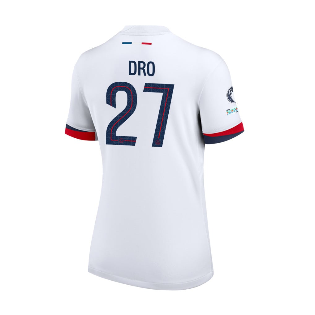 Dro Fernández 27 Paris Saint-Germain 25/26 Final Match Details Edition Away Jersey - Women, White