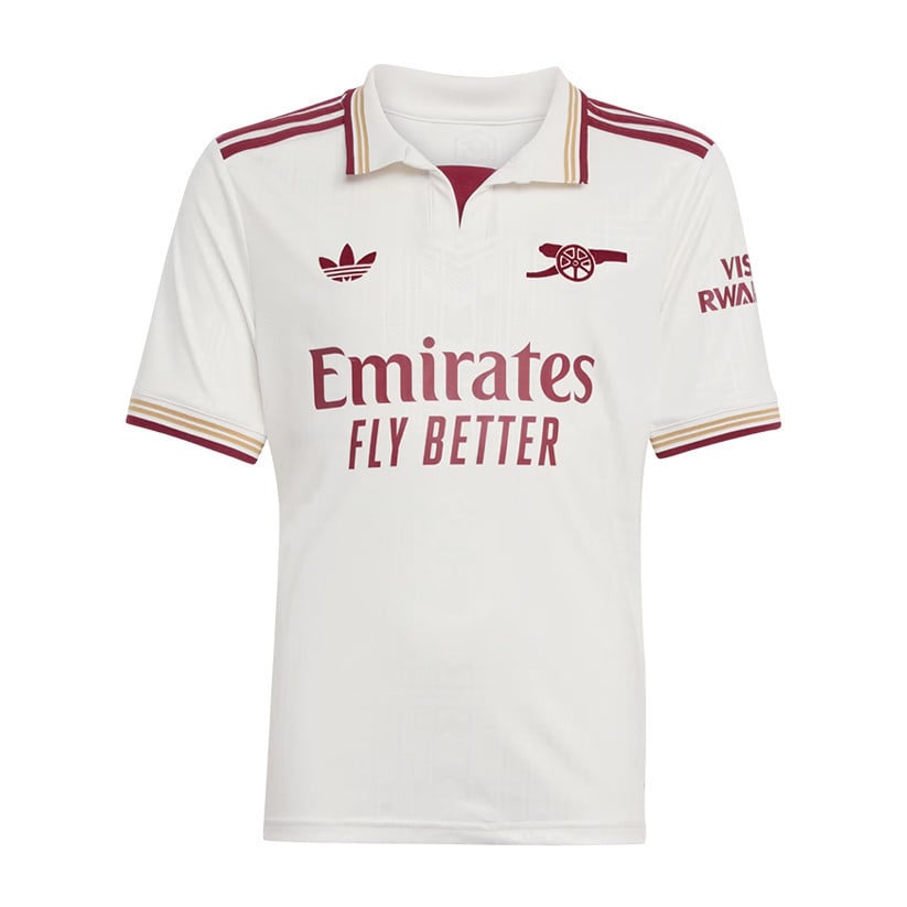Martin Zubimendi 36 Arsenal 25/26 Third YOUTH Jersey - White