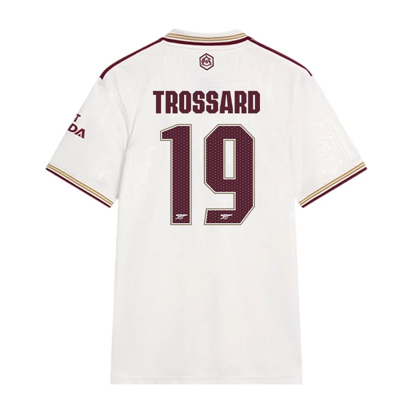 Leandro Trossard 19 Arsenal 25/26 Third Men Jersey - White