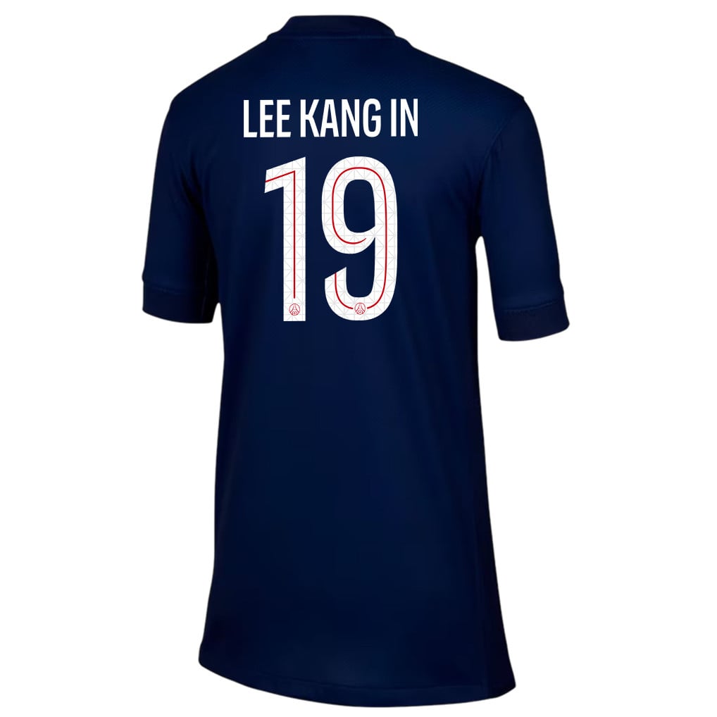 Kang-in Lee 19 Paris Saint-Germain 25/26 Home YOUTH Jersey - Navy