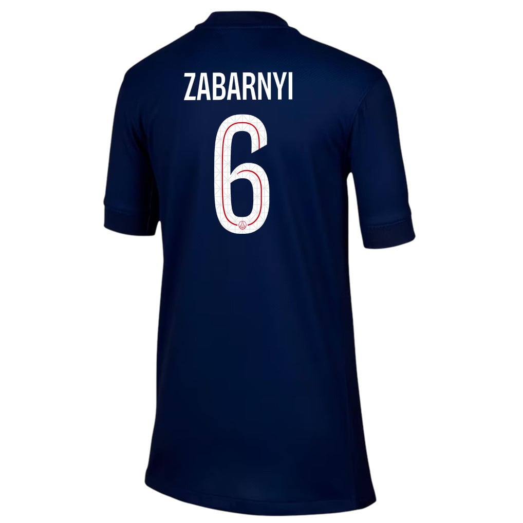 Illia Zabarnyi 6 Paris Saint-Germain 25/26 Home YOUTH Jersey - Navy