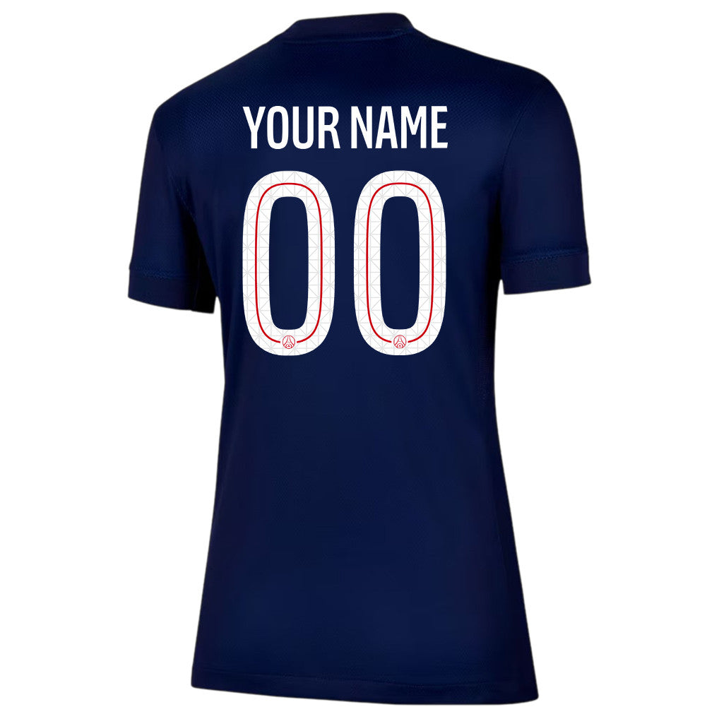 Paris Saint-Germain 25/26 Personalized Home Women Jersey - Navy