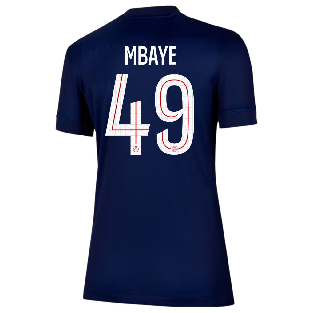 Ibrahim Mbaye 49 Paris Saint-Germain 25/26 Home Women Jersey - Navy