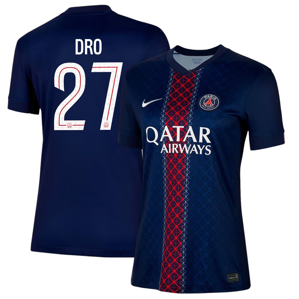 Dro Fernández 27 Paris Saint-Germain 25/26 Home Women Jersey - Navy