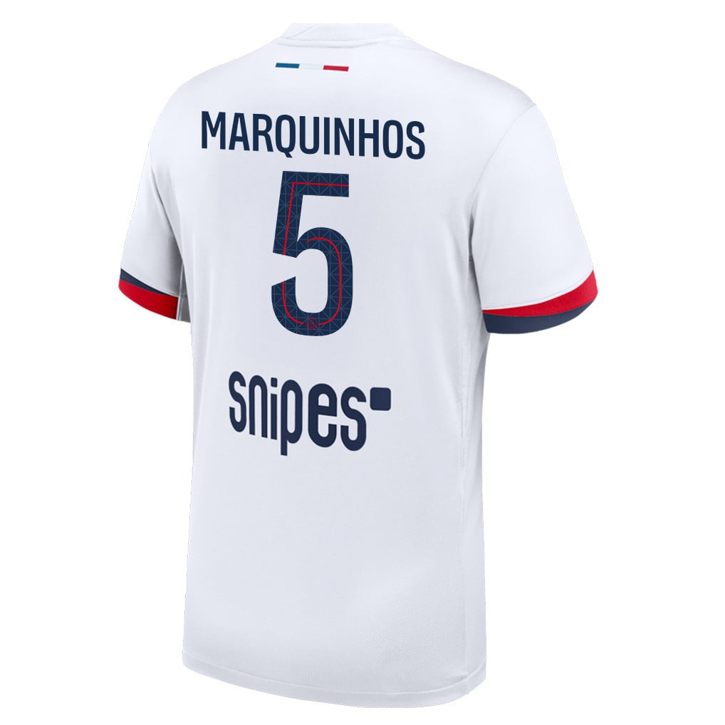 Marquinhos 5 Paris Saint-Germain 25/26 Away Men Jersey - White