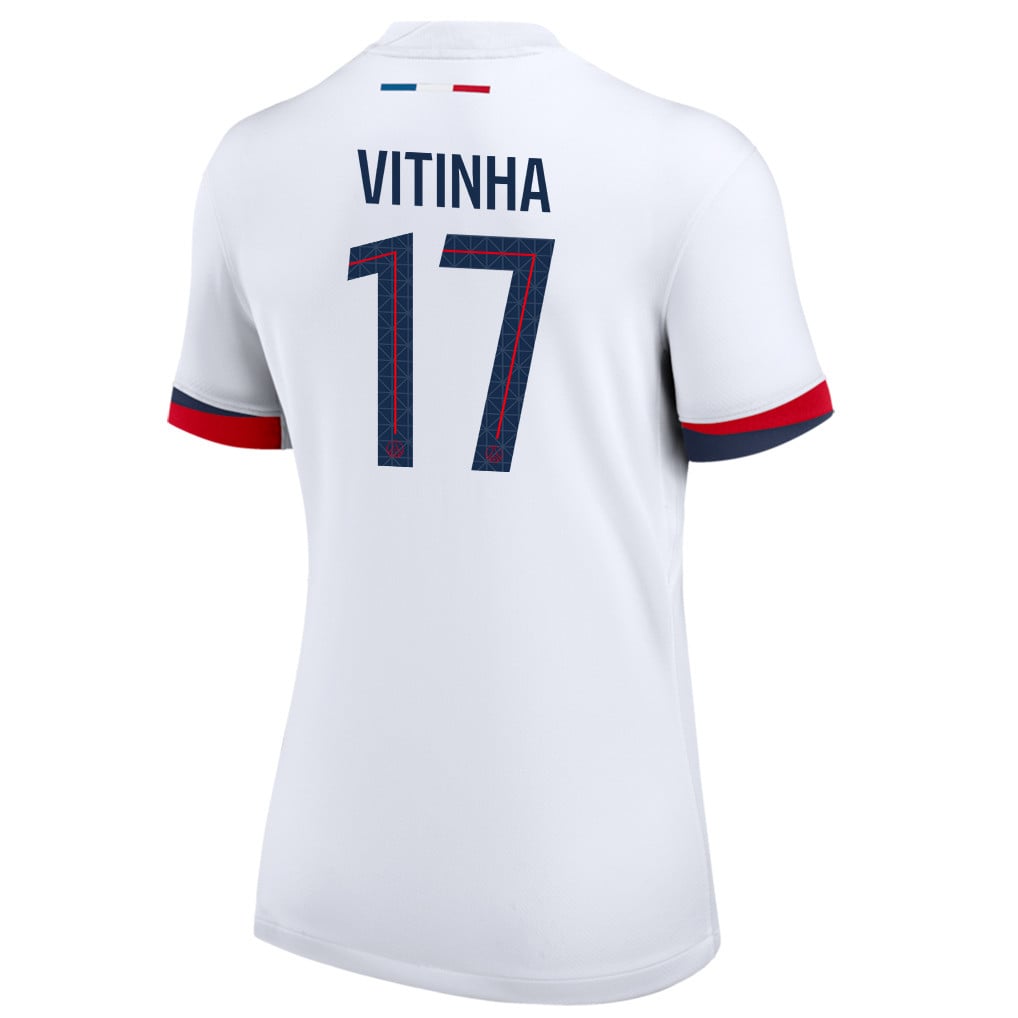 Vitinha 17 Paris Saint-Germain 25/26 Away Women Jersey - White