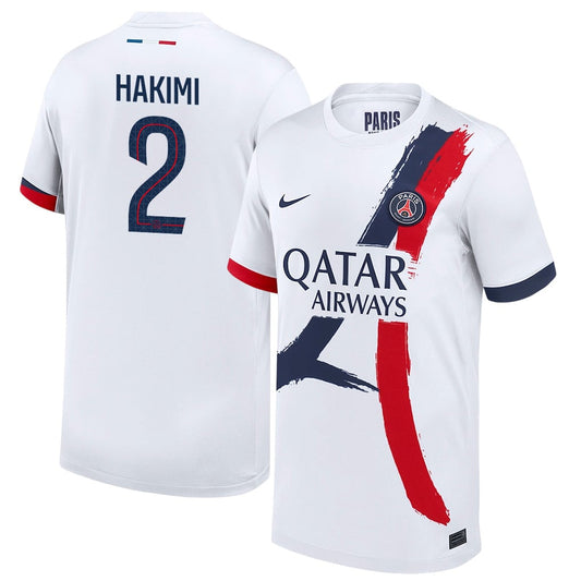 Achraf Hakimi 2 Paris Saint-Germain 25/26 Away YOUTH Jersey - White