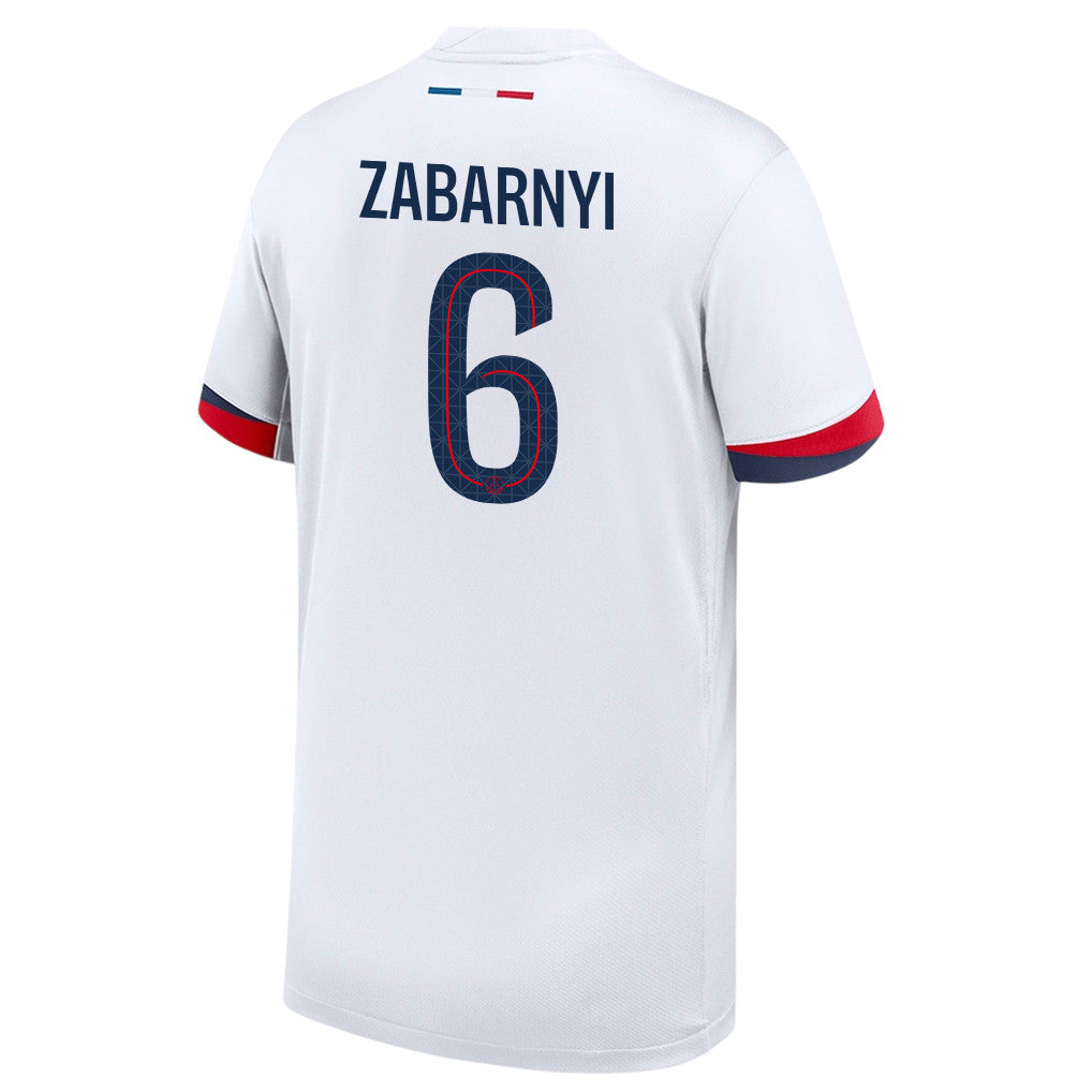 Illia Zabarnyi 6 Paris Saint-Germain 25/26 Away YOUTH Jersey - White