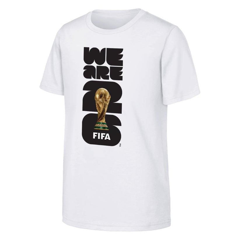FIFA World Cup 2026 'We Are' Emblem and Cities T-Shirt - White