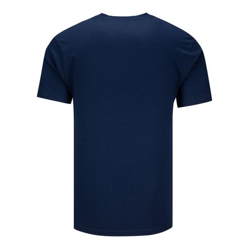 Spain FIFA World Cup 2026 Striped Soccer Ball Graphic T-Shirt - Navy
