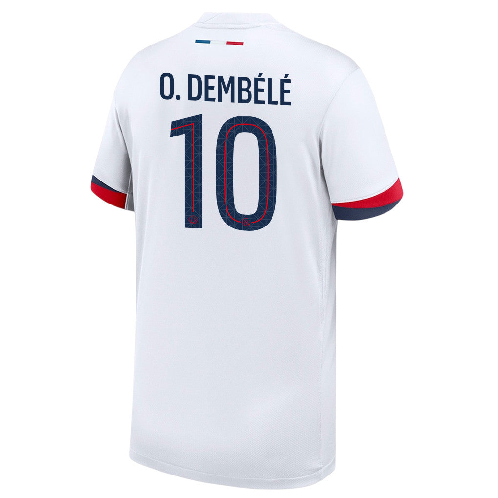 Ousmane Dembélé 10 Paris Saint-Germain 25/26 Away YOUTH Jersey - White