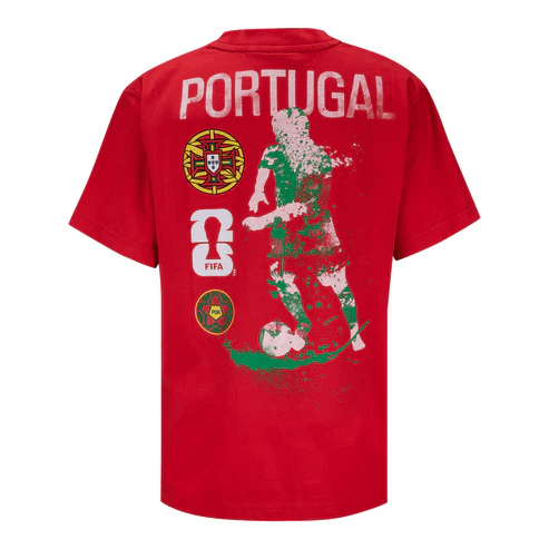 FIFA World Cup 2026 Portugal Rise and Strike T-Shirt - Red