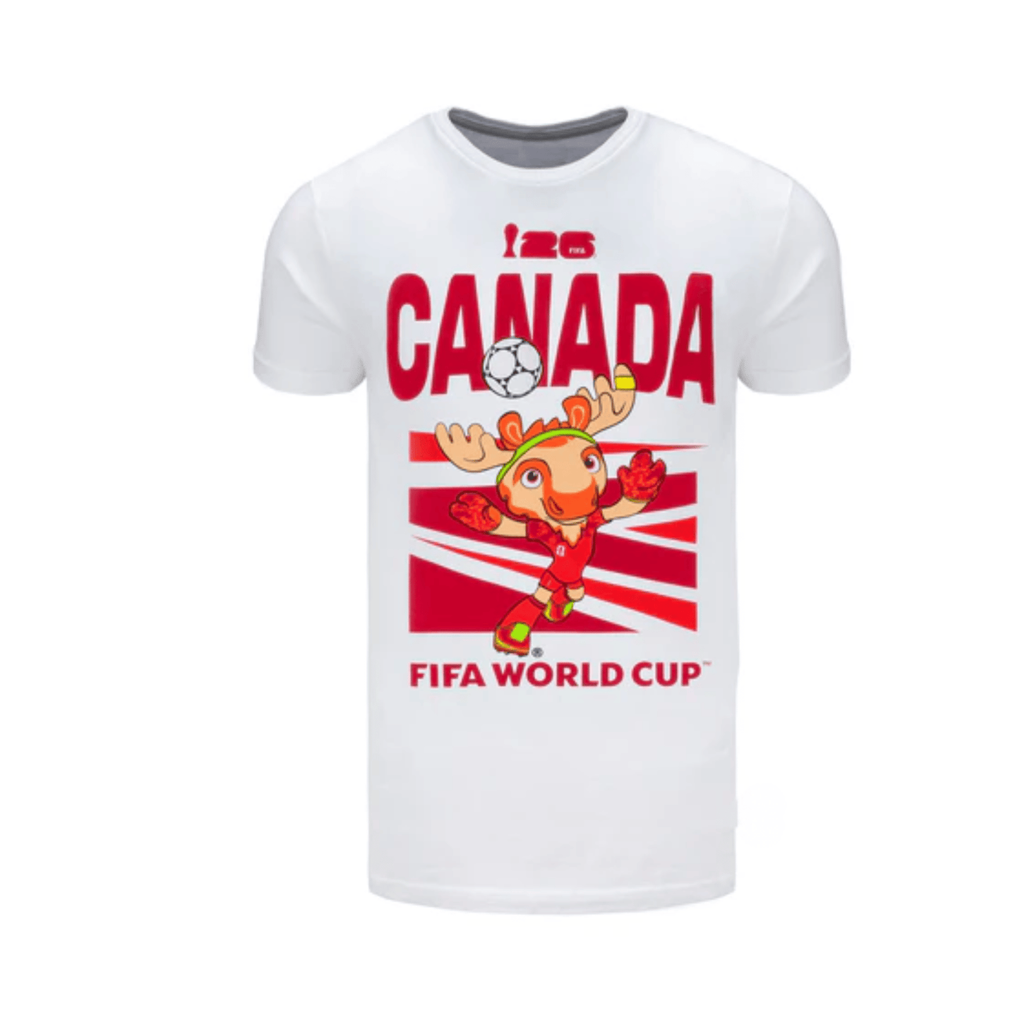 FIFA World Cup 2026 Canada Mascot Unisex T-Shirt - White