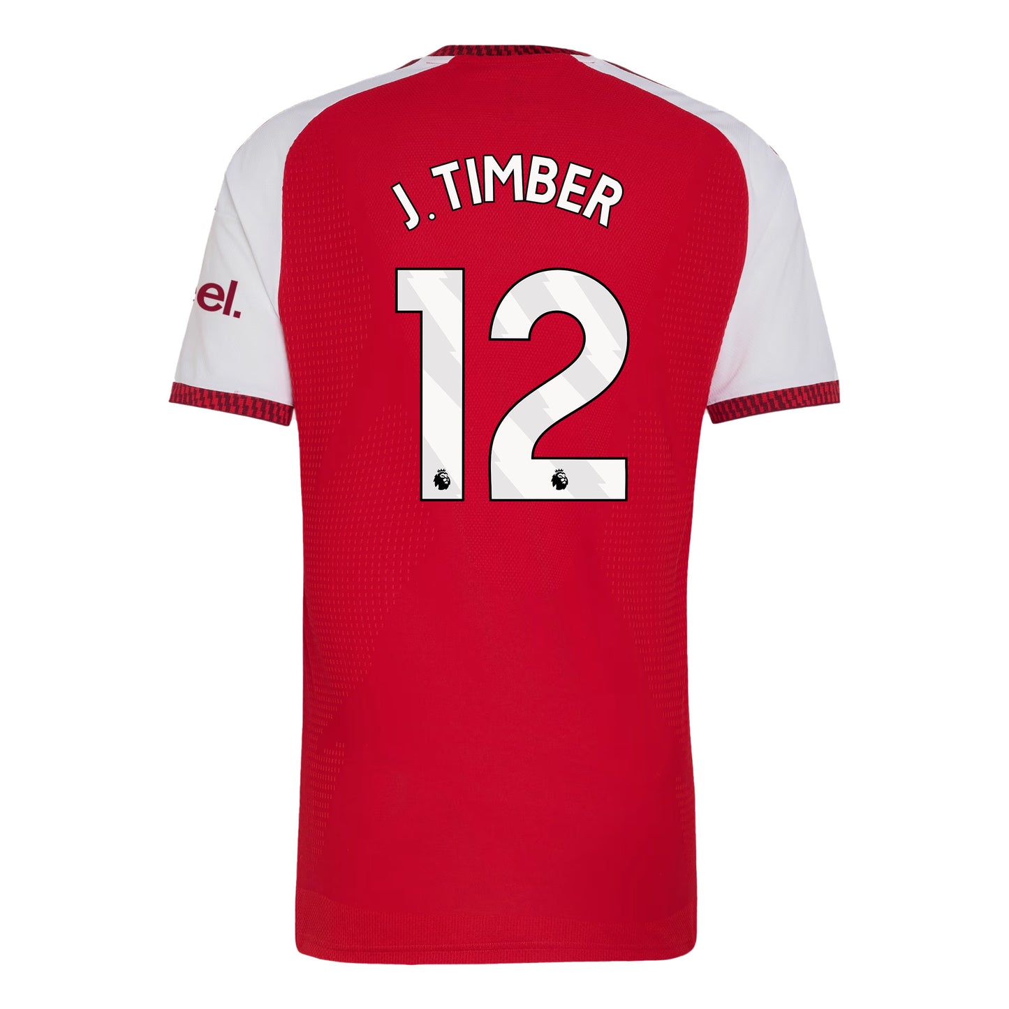Jurriën Timber 12 Arsenal 2026/27 Home Jersey - Men, Red