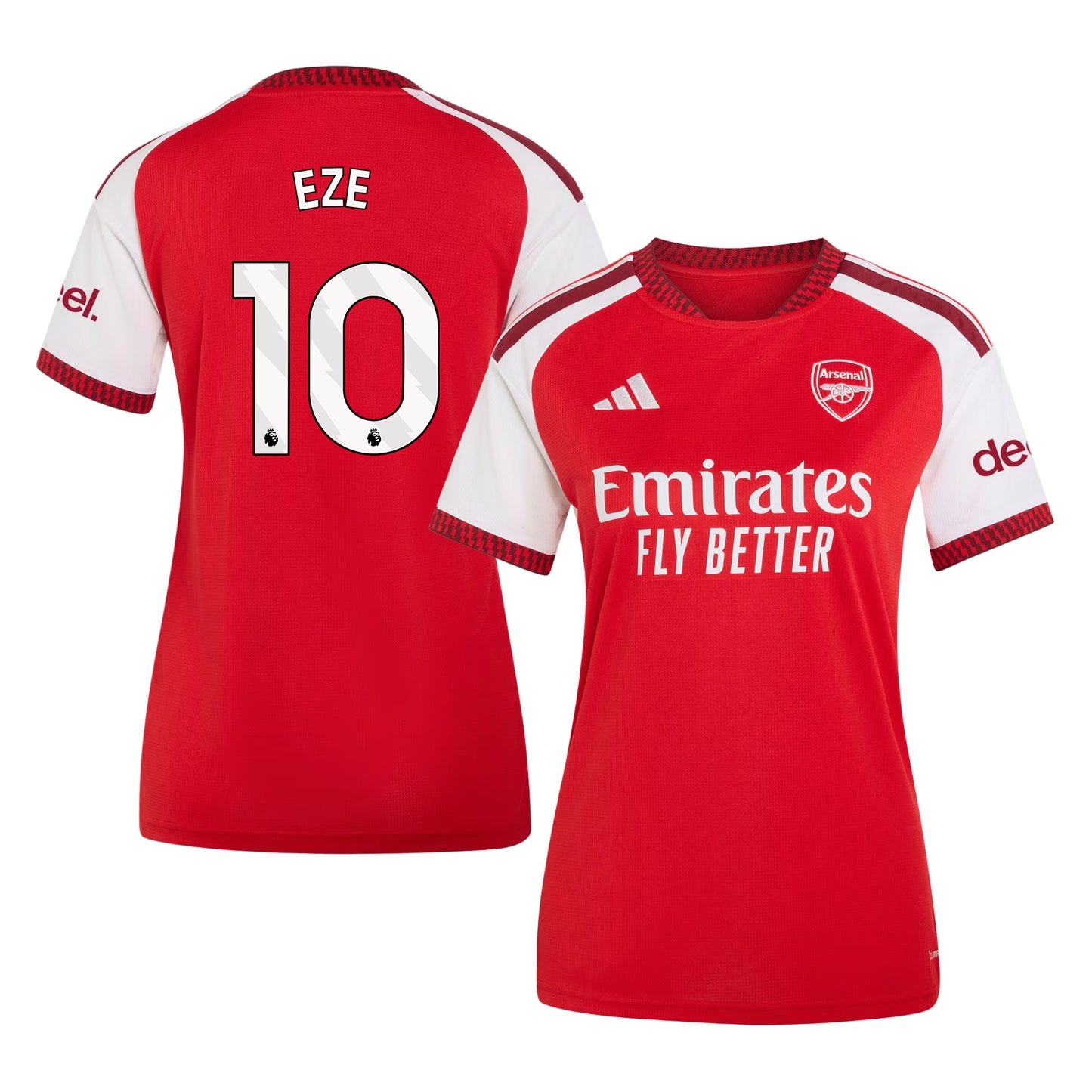 Eberechi Eze 10 Arsenal 2026/27 Home Jersey - Women, Red