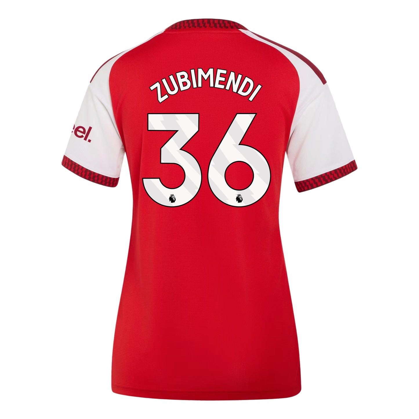 Martin Zubimendi 36 Arsenal 2026/27 Home Jersey - Women, Red