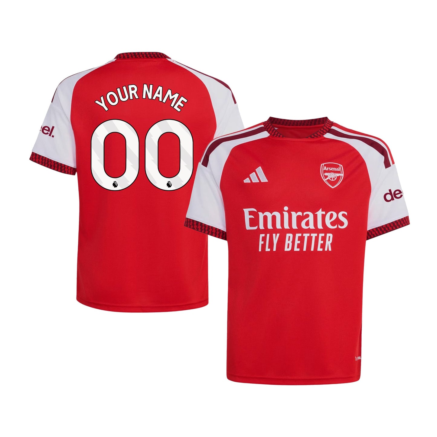 Arsenal 2026/27 Custom Name Home Jersey - YOUTH, Red