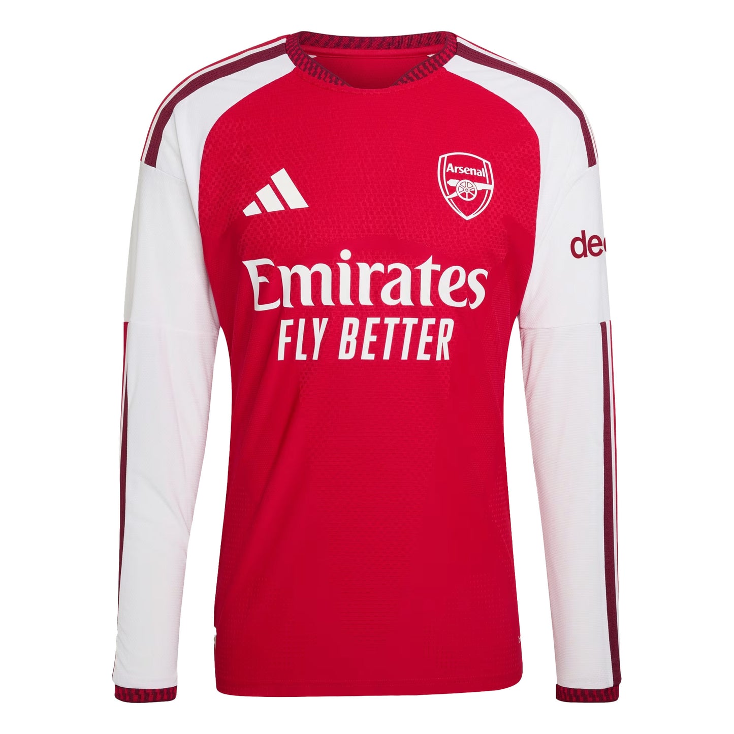 William Saliba 2 Arsenal 2026/27 Home Long Sleeve Jersey - Men, Red