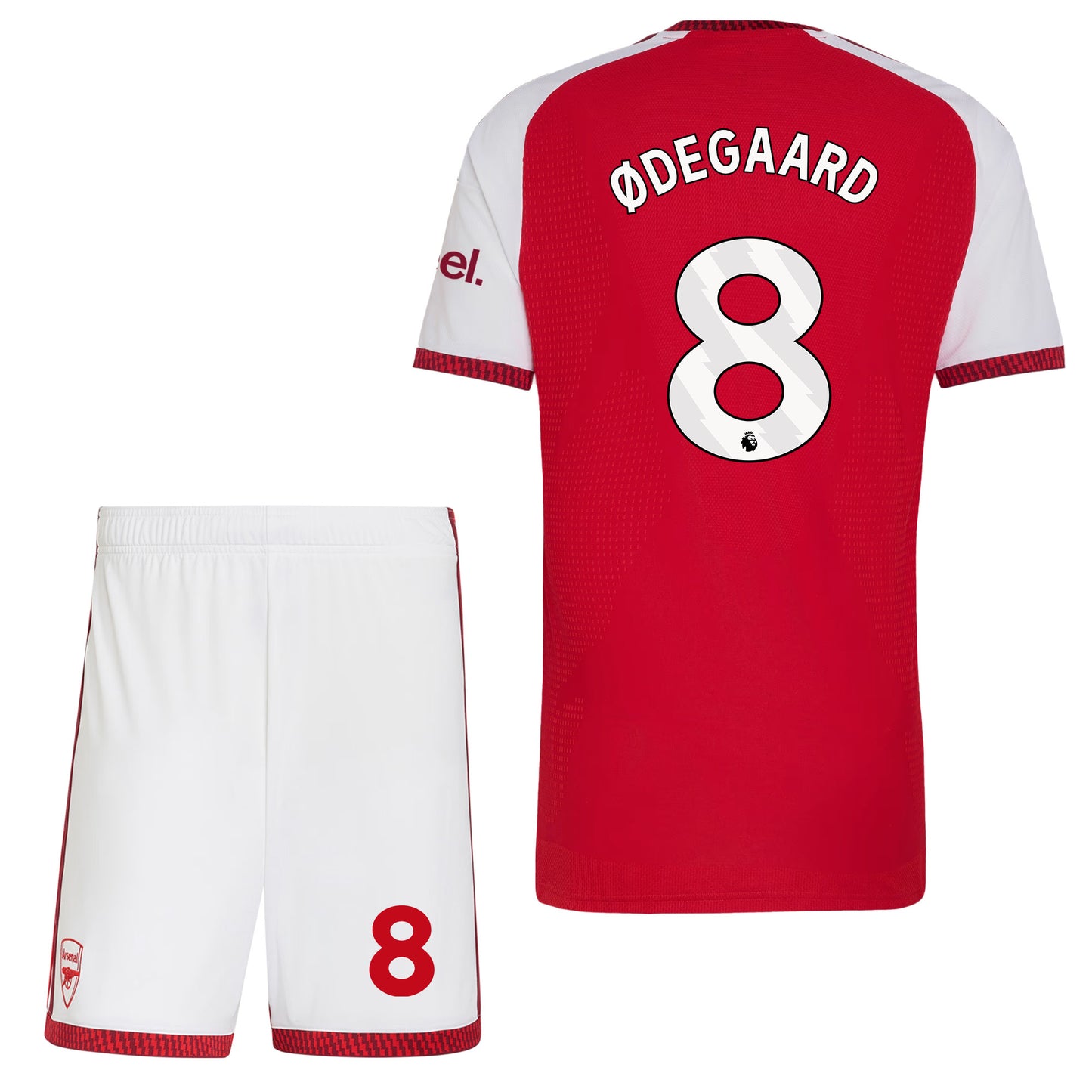Martin Ødegaard 8 Arsenal 2026/27 Home Men Jersey & Shorts Set – Red