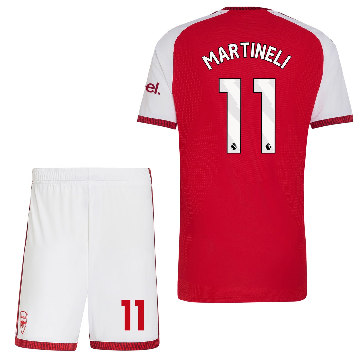 Gabriel Martinelli 11 Arsenal 2026/27 Home Men Jersey & Shorts Set – Red