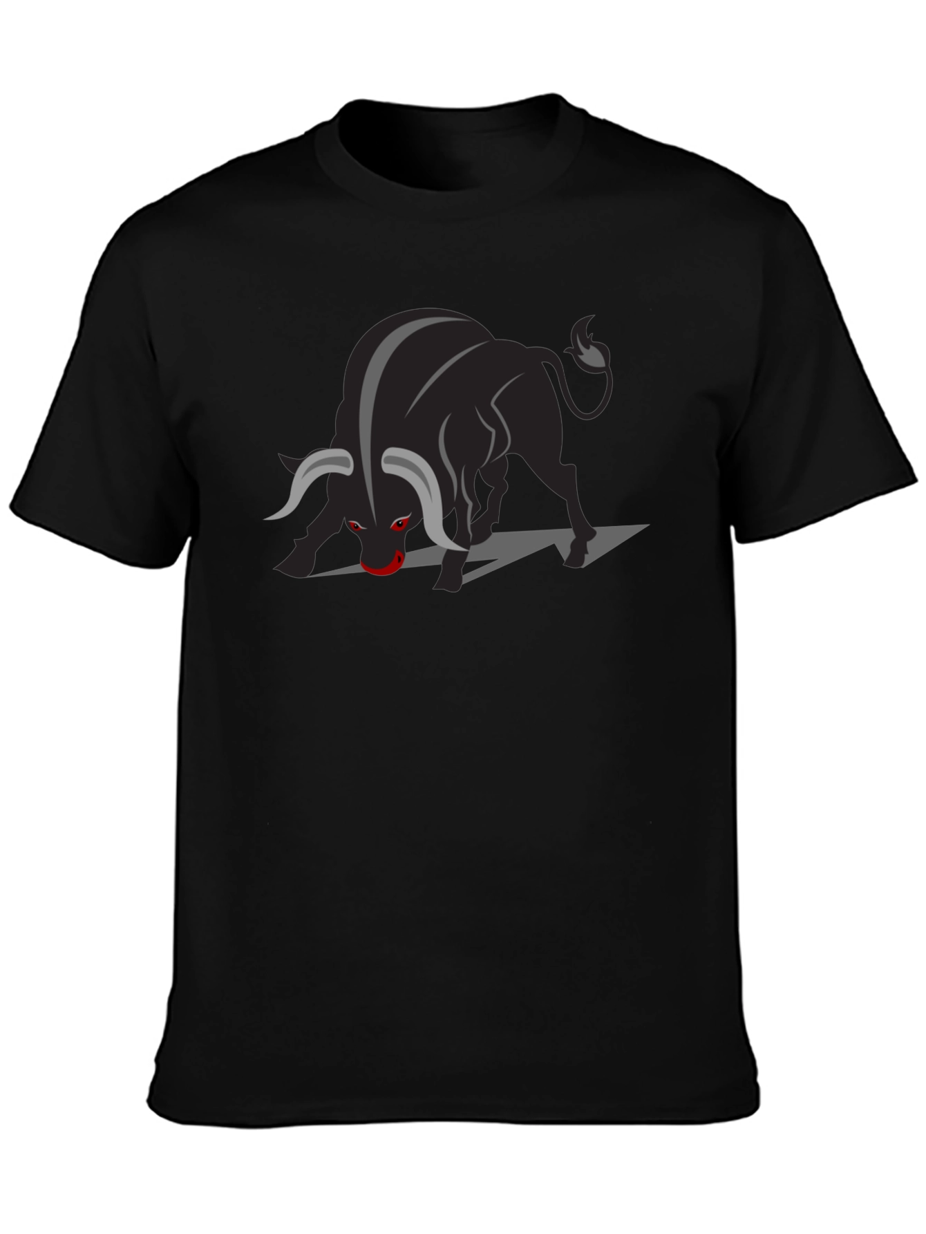 Black Bull Graphic Tee - Bold & Stylish